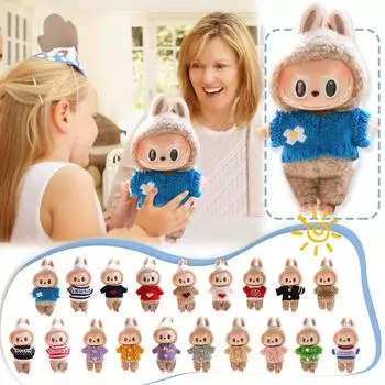 Милая плюшевая кукла, игрушка в подарок, детская тряпичная кукла в мультяшном стиле One Size