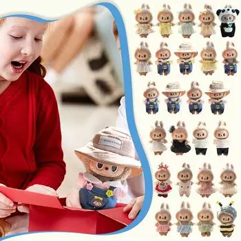 Милая плюшевая кукла, игрушка в подарок, детская тряпичная кукла в мультяшном стиле One Size