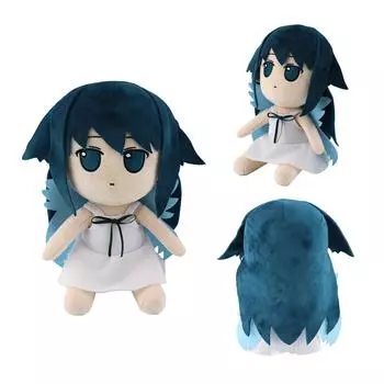 Милая плюшевая кукла, игрушка в подарок, детская тряпичная кукла в мультяшном стиле чёрный