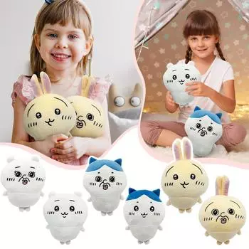 Милая плюшевая кукла, игрушка в подарок, детская тряпичная кукла в мультяшном стиле One Size