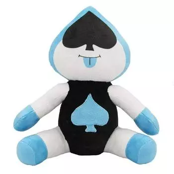 Милая плюшевая кукла, игрушка в подарок, детская тряпичная кукла в мультяшном стиле белый