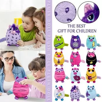 Милая плюшевая кукла, игрушка в подарок, детская тряпичная кукла в мультяшном стиле One Size