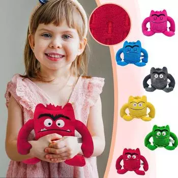 Милая плюшевая кукла, игрушка в подарок, детская тряпичная кукла в мультяшном стиле One Size розовый