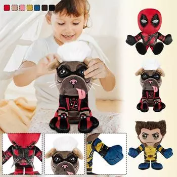 Милая плюшевая кукла, игрушка в подарок, детская тряпичная кукла в мультяшном стиле One Size