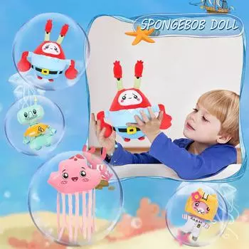 Милая плюшевая кукла, игрушка в подарок, детская тряпичная кукла в мультяшном стиле One Size