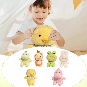 Милая плюшевая кукла, игрушка в подарок, детская тряпичная кукла в мультяшном стиле One Size