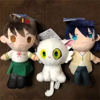 Милая плюшевая кукла, игрушка в подарок, детская тряпичная кукла в мультяшном стиле One Size