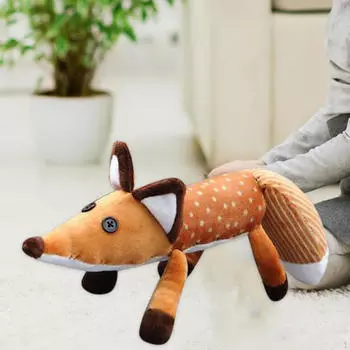 Милая плюшевая кукла лиса мягкая игрушка животное для подарка на день рождения 40cm