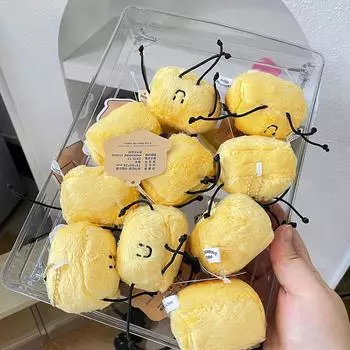 Милая плюшевая кукла-масло Kawaii, брелок, игрушка в виде домашнего хлеба, мягкая хлопковая кукла, сумка, кулон для девочек и детей