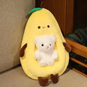 Милая плюшевая кукла-медведь, та же грушевая подушка-гнездо, тряпичная кукла-мишка, детский подарок на день рождения, подушка для метания 45cm