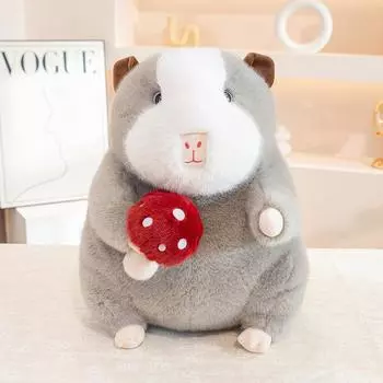 Милая плюшевая кукла морская свинка держит овощи морская свинка игрушка детская спящая кукла подарок на день рождения 25cm