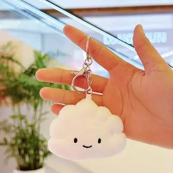 Милая плюшевая кукла-пельмень, брелок-подвеска, хлопковая мягкая мультяшная плюшевая игрушка-пельмень, брелок-подвеска, подвесное украшение для рюкзака