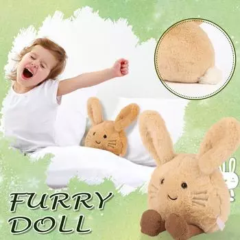 Милая плюшевая кукла, подарок для влюбленных, спящая кукла, украшение для дивана в гостиной, украшение для прикроватной тумбочки One Size жёлтый