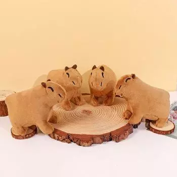 Милая плюшевая кукла-украшение в виде грызуна-капибары - популярная игрушка-морская свинка 15cm