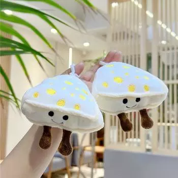 Милая плюшевая кукла в виде сыра и сливочного сыра, симпатичный плюшевый брелок в виде животного для женщин и девочек, универсальный подарок на сумку-шарм на день рождения