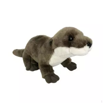Милая плюшевая кукла-выдра, мягкая игрушка, сопутствующая игрушка для сна, украшение для дома для детей
