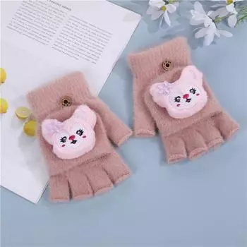 Милая плюшевая мультяшная звезда Дай Лу для мальчиков и девочек, сохраняющая тепло и защищающая от холода, вязаная пятиконечная игрушка для пальцев учеников начальной школы average size