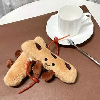 Милая плюшевая подвеска в виде хлебной палочки, мультяшный брелок, милая кукла-багет, брелок для ключей, подвески на рюкзак, держатель для ключей в машину, подарки