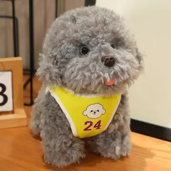 Милая плюшевая собачка в форме трубы, джерси, плюшевая кукла, кукла-машина, игрушка для свадьбы, дня рождения, подарка на день рождения 25cm