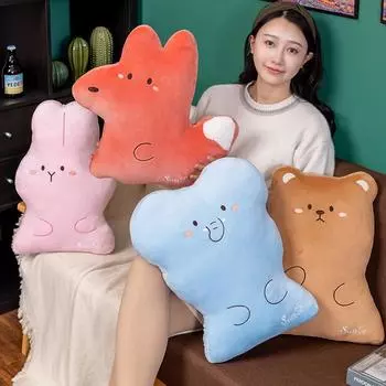 Милая подушка A-Dai для девочки, подарок, креативный подарок, плюшевый маленький подарок, милое украшение, мультяшная офисная подушка 48cm