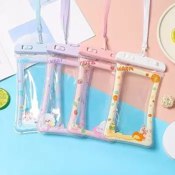 Милая подушка безопасности с героями мультфильмов, водонепроницаемая сумка для мобильного телефона, водонепроницаемая сумка с сенсорным экраном, водонепроницаемая сумка для телефона, прозрачные пылезащитные сумки для плавания, дайвинга и серфинга