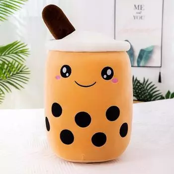 Милая подушка Bubble Tea, кукла для сна, мягкая игрушка для девочек 25cm