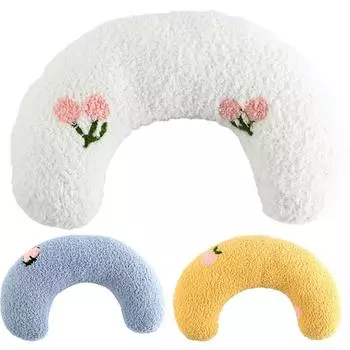 Милая подушка для сна для собак, пушистая подушка для кошек, успокаивающая подушка для сна, улучшающая способность к стирке, для игр с домашними животными, уменьшающая беспокойство Blue