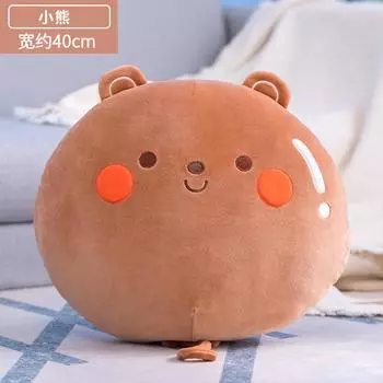 Милая подушка-пузырь в виде животного, мягкая, милая, кролик, динозавр, плюшевая кукла, детская подушка для сна, маленькая желтая кукла-цыпленок 40cm0.32kg