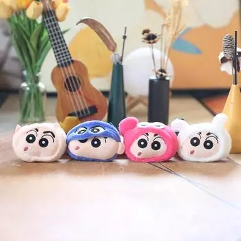 Милая подвеска Crayon Shin-chan, плюшевая игрушка, кукла, которая будет называть ее сумкой, подвесной брелок, кукла 12 cm in a flash