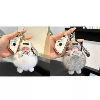 Милая подвеска для автомобиля, спящая кукла, мультяшный плюшевый брелок для куклы, аксессуары для кукол One Size