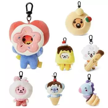 Милая подвеска для сумки, очаровательный брелок, очаровательная пищащая плюшевая кукла сумка-рюкзак подвеска для женщин One Size