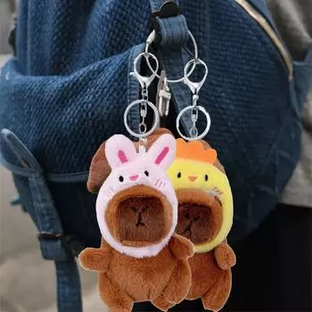 Милая подвеска для сумки, очаровательный брелок, очаровательная пищащая плюшевая кукла сумка-рюкзак подвеска для женщин One Size