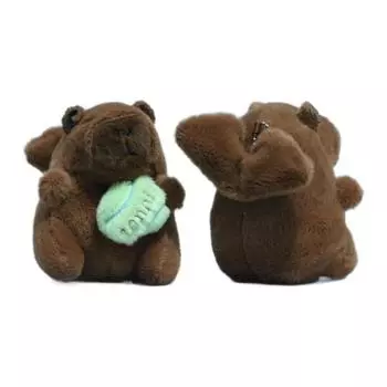 Милая подвеска в виде качающихся крыльев капибары, плюшевая игрушка, мультяшная фигурка, сумка, брелок, кукла