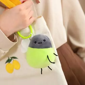 Милая подвеска в виде насекомого, плюшевая игрушка, мягкая плюшевая кукла, мультяшная сумка, брелок, игрушка для детей, девочек, подарок