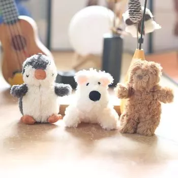 Милая подвеска в виде щенка породы Вест-Хайленд, плюшевая игрушка, арахисовый пингвин, браслет, медведь, сумка, подвесная кукла 14 cm.
