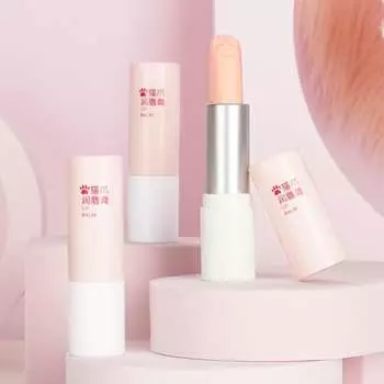 Милая помада в соцсетях, бальзам для губ, помада, которая меняет цвет кошачьих лап, увлажнение, увлажнение, улучшение цвета лица, увлажняющая губа