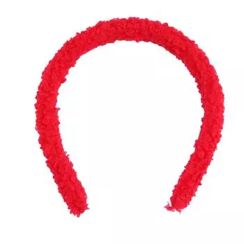 Милая повязка на голову для девочек, женщин, плюшевая пушистая кукла, декоративная повязка на голову, очаровательная резинка для волос, аксессуары для волос