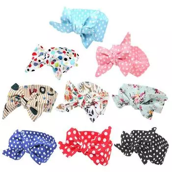 Милая повязка на голову с бантом для девочки, модный аксессуар для младенцев и детей Khaki