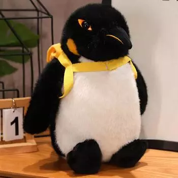 Милая пухленькая плюшевая кукла-пингвин, рюкзак, детская кукла-пингвин, подарок на день рождения, детская подушка для сна 25cm