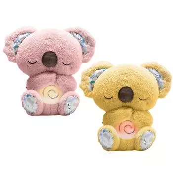 Милая пустышка для сна Koala Baby с музыкой и подсветкой для новорожденных Pink