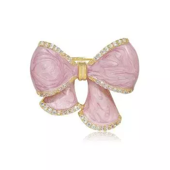 Милая японская брошь-бантик, изысканная женская брошь с каплями масла, антибликовая брошь на шею, костюм с аксессуарами