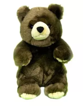 Милая распродажа плюшевая игрушка лесной медведь M Z0388 коричневый