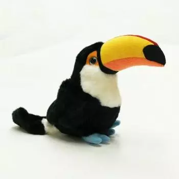 Милая распродажа плюшевая игрушка Tuccano 21 см желтая Z0007 (Охаси) Черный, Красный,