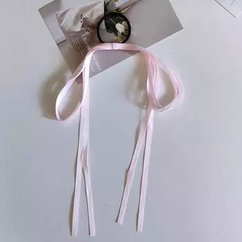 Милая резинка для волос с бантом в корейском стиле для девочек и женщин, веревка для волос, резинка для хвостика, скранчи, аксессуар для волос