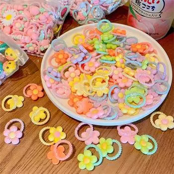 Милая резинка-труба в восточном стиле для маленьких детей, аксессуары для волос, модные завязанные волосы, кольцо для волос, ювелирные изделия Bowknot