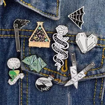 Милая роза, спичка, одуванчик, эмалированная брошь, булавка, сумка, значок, декор, подарок XZ275