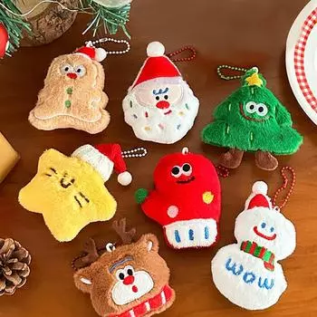 Милая рождественская кукла-подвеска для девочки, кукла-подвеска, рождественские универсальные украшения A6