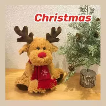 Милая рождественская плюшевая кукла с лосем, супер мягкая кукла с оленем для девочек, тканевая кукла для отправки подруге