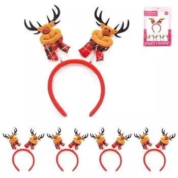 Милая рождественская повязка на голову Рудольф