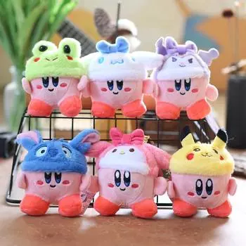 Милая розовая трансформированная звезда: Подвеска Kabi плюшевая игрушка кукла сумка подвесной брелок кукла 12 cm.